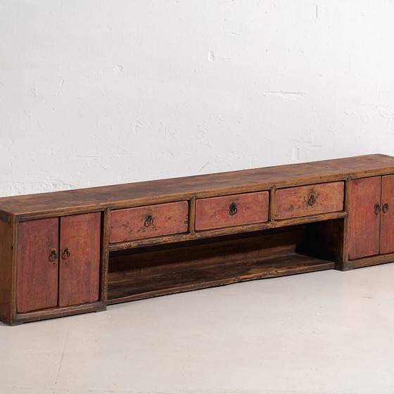 Mobile basso antico con patina rossa (c.1900) #29 – Mobili TV (photo 4 of 40)