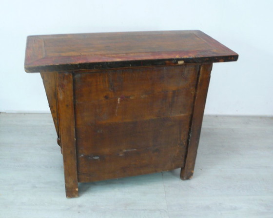 Image 1 of Sideboard, coffee bar, reclaimed wood, shabby chic, brown-red