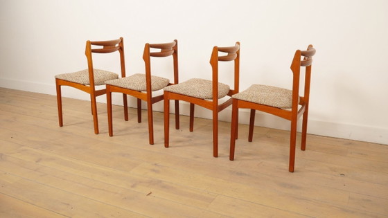 Image 1 of Juego de 4 sillas de comedor | Teca