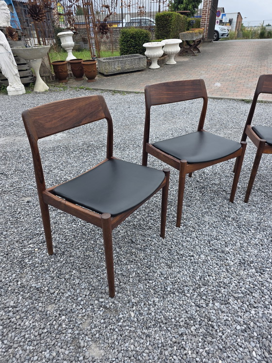 Image 1 of 4 Skandinavische Stühle von Scantic Møbelværk Dänisches Design 60er Jahre