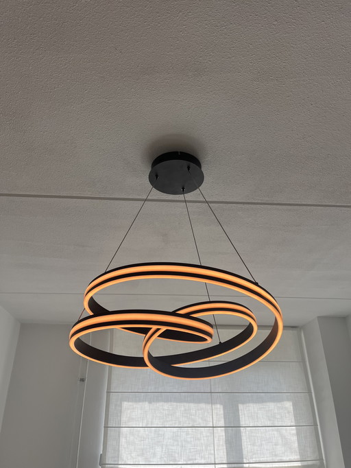 Pendant Lamp Trio Leuchten Black Modern LED