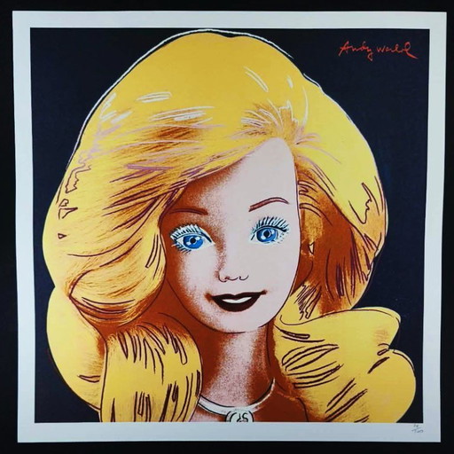 Litografia in edizione limitata "Barbie" di Andy Warhol, realizzata da CMOA.