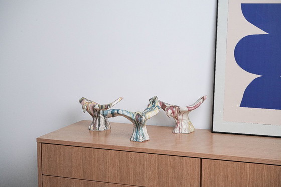 Image 1 of Sculpture d'oiseau en céramique, design italien, années 1970, fabricant : F. Ferroni