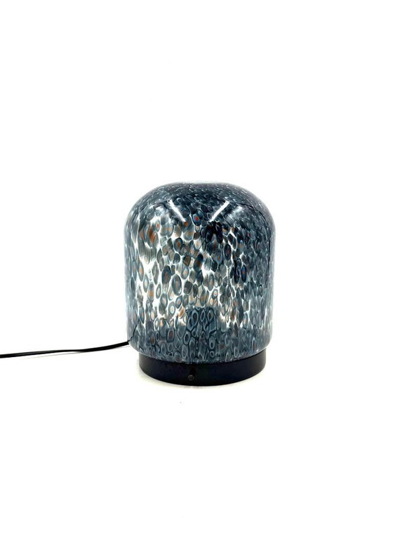 Image 1 of Gae Aulenti, lámpara de mesa de vidrio soplado 'Neverrino', Vetreria Vistosi Italia años 70