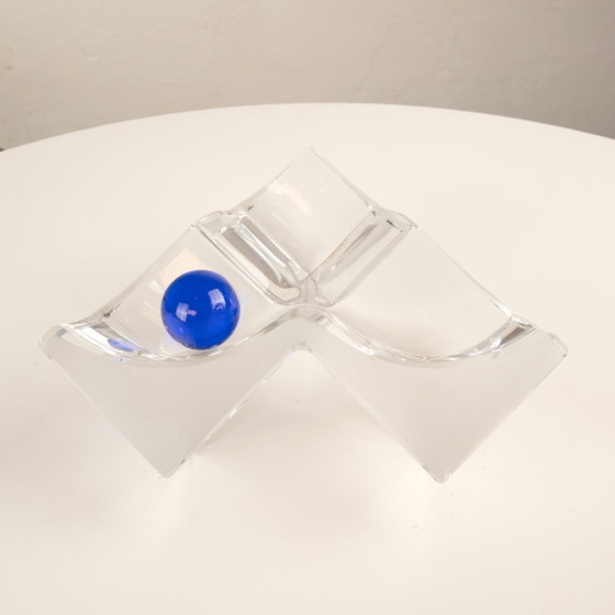 Skulpturaler Roc Vide-poche von Daum France, 1980 – Tischdekoration, Crystal (photo 24 of 26)