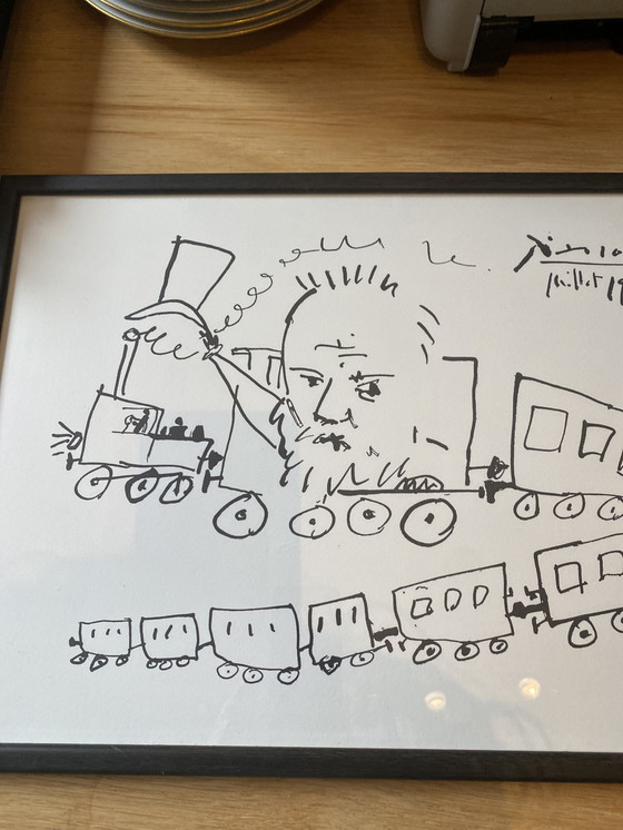 Image 1 of Pablo Picasso Victor Hugo et le Voyage Lithographie 1951