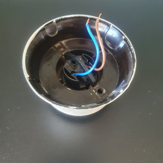 Image 1 of Groene / mint kleurige glazen plafondlamp - Thabur Den Haag. size Small