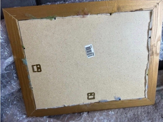 Filzkunst Gemälde 50x40, Gemälde & Zeichnungen, Holz, Baumwolle, Gold (Foto 3 von 5)