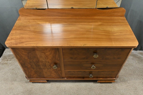 Image 1 of Burr Walnut Dressing table, Art Deco - 1930