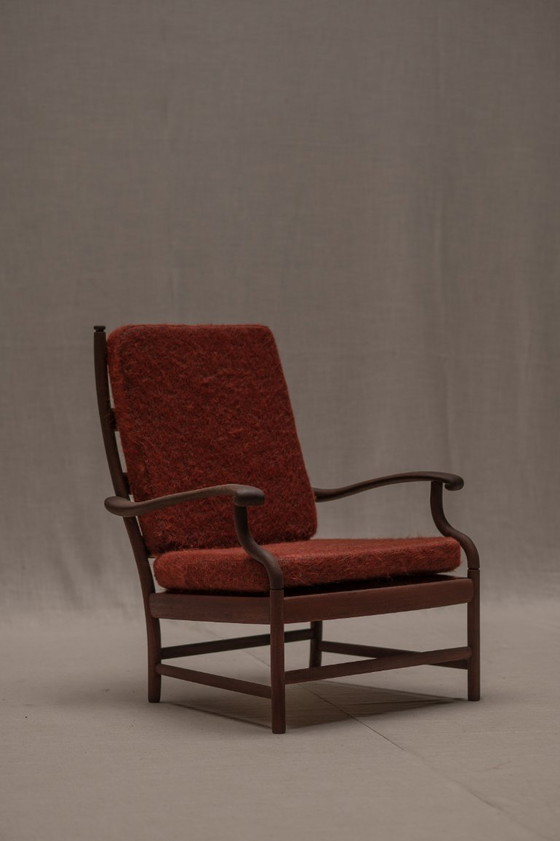 Image 1 of Seltener chinesisch inspirierter dänischer Sessel, 1960er Jahre