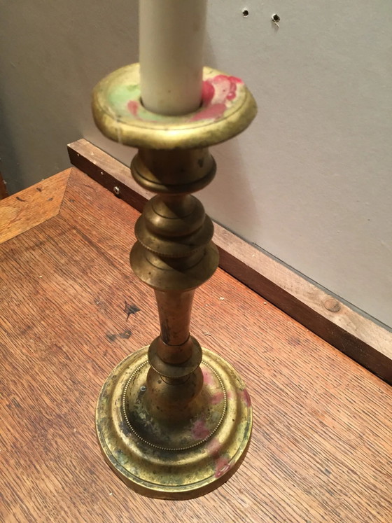 Portacandele in ottone – Vintage (photo 3 of 8)