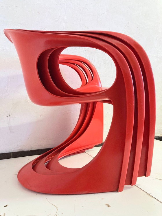 Image 1 of 3 Space Age armchairs from the 70s Design Alexander Begge for Casala