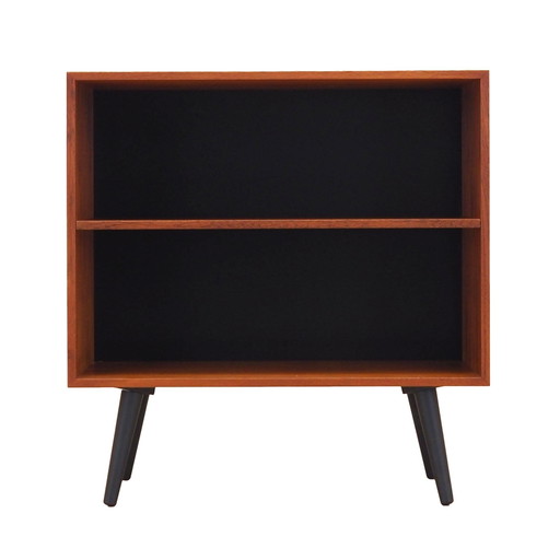 Libreria in teak, design danese, anni '70, produzione: Danimarca