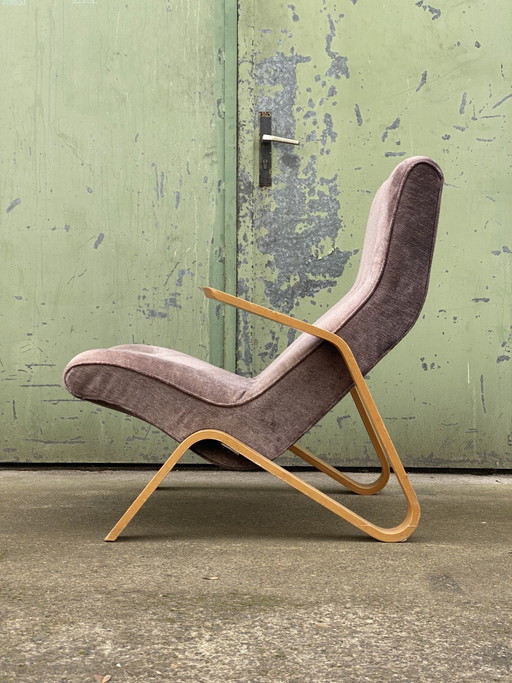 E. SAARINEN | Chaise sauterelle violette de Knoll International