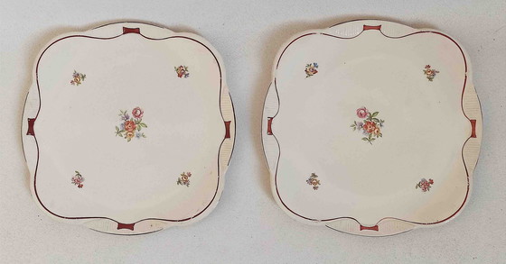 Image 1 of Par de platos de postre Moulin des Loups St Amand