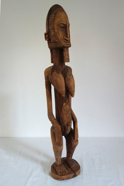 Statue N°2 d'Ancêtre Hermaphrodite Dogon Bombou-Toro (Mali)