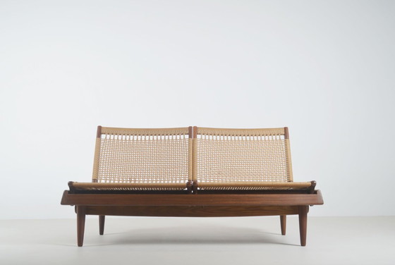 Image 1 of Set Deense zetels TV161 ontworpen door Hans Olsen voor Bramin, jaren '50