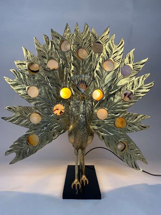 Image 1 of Fondica Peacock tafellamp