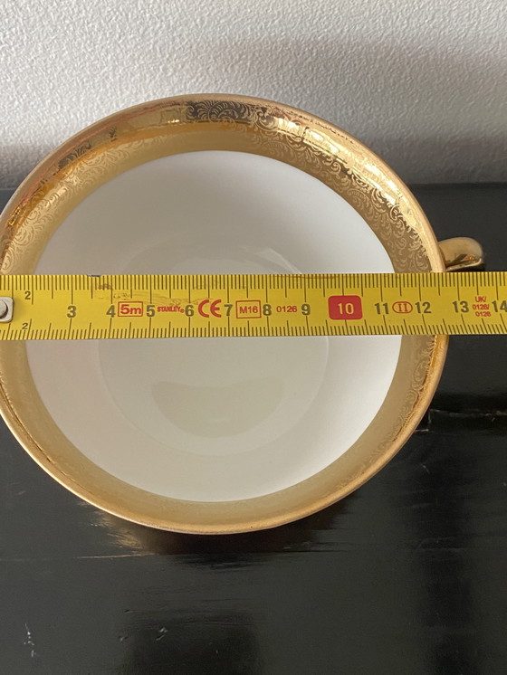 Image 1 of Tazza grande Vintage 60 Collection Porcellana fine di Limoges dorata in oro fino