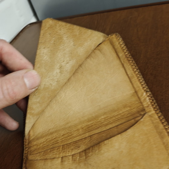 Vintage Genuine Python Snake Skin Wallet – Brown Leather Bifold – Gifts (photo 8 of 12)