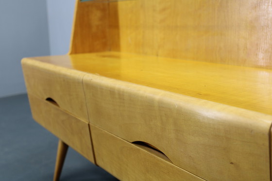 Image 1 of Cassettiera con ripiano in vetro, anni '60, Cecoslovacchia