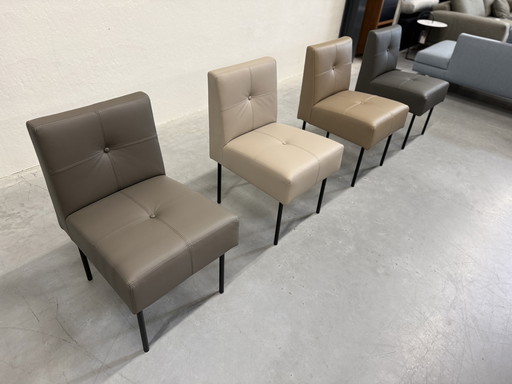 4 Gelderland 7714 Knopfstuhl Designerstuhl