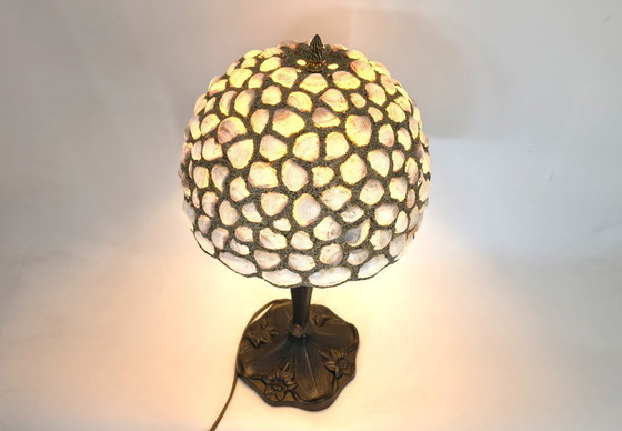 Image 1 of Vintage sea shell table lamp, 1970s 