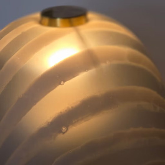 Peill & Putzler Murano Mushroom Table Lamp 70s – Murano Glass, Brass, Vintage (photo 11 of 16)