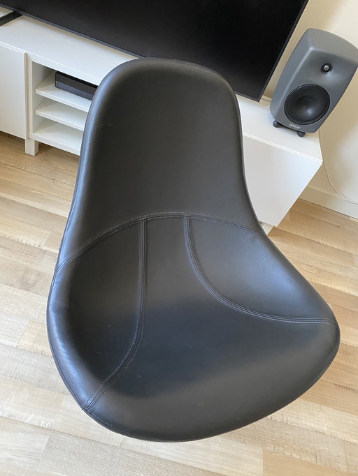 Fauteuil vintage Carl Ojerstam pour Ikea Noir