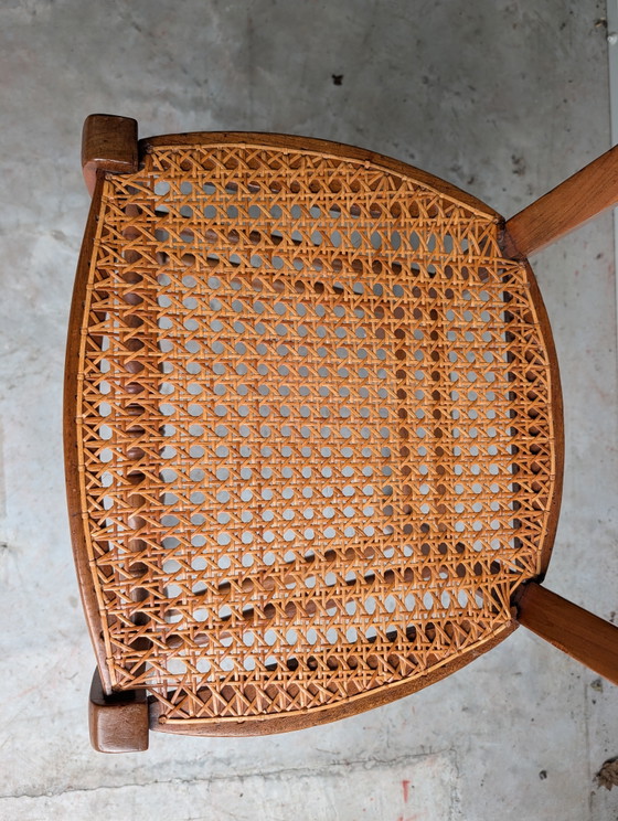 4 Belle sedie vintage/antiche – Sedie da pranzo, Rattan, Wood (photo 7 of 7)