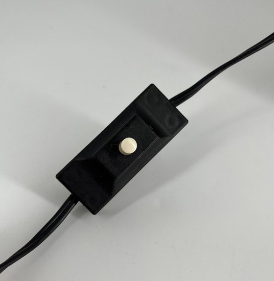 Image 1 of Lampe de table vintage en bambou et rotin – Style milieu du siècle