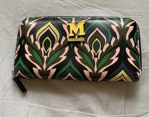 Cartera icónica de Missoni con estampado de espiga y llamas. – portemonnees klein lederwaren, Lambskin (photo 2 of 8)