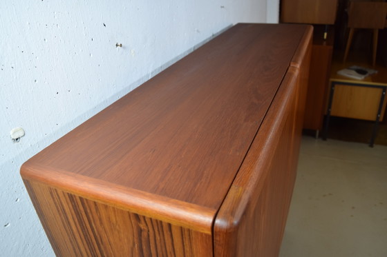 Credenza alta danese in teak, mobile vintage, cassettiera, armadio – Kollund Möbler, Credenze alte, Wood (photo 4 of 8)