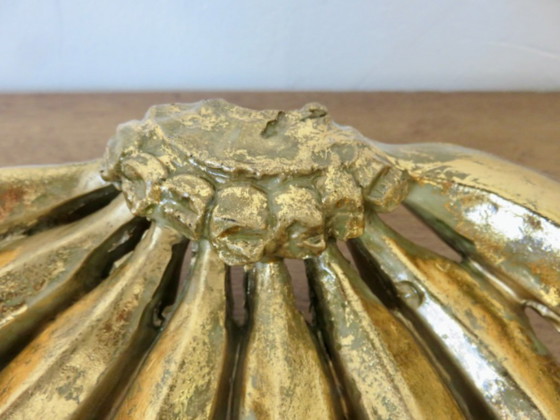 Banana sculpture in gilded resin, vide poche, 80s - 90s, Decorative Objects, Gold (photo 11 of 11)