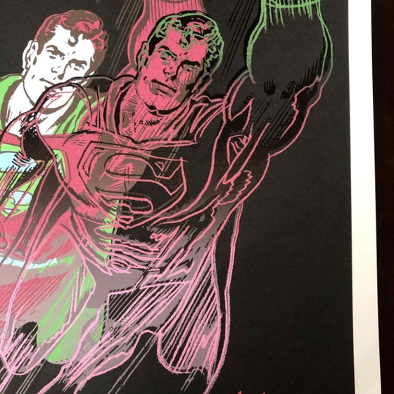 1990s After Andy Warhol "Superman" Lithograph – Lithographs & prints, Paper (photo 10 of 11)