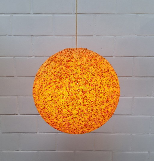 Sugar ball ceiling lamp, space age.