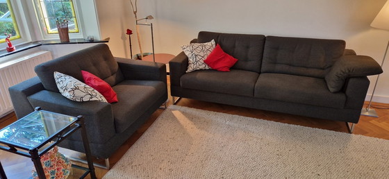 Image 1 of Leolux Sofa und Leolux Zweisitzer