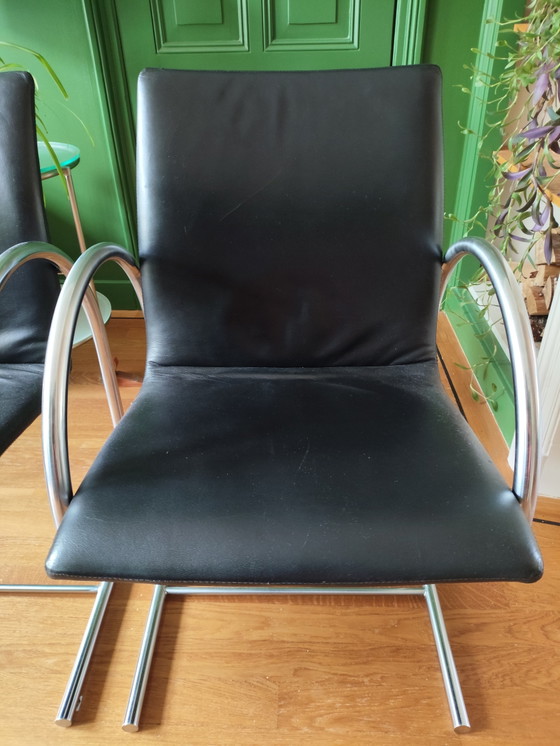 Metaform Cirkel – Eetkamerstoelen, Leather, Metal (photo 4 of 5)