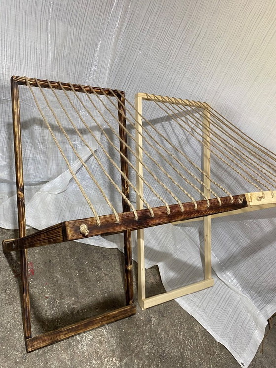 Image 1 of Laundry Drying Rack - Wooden Clothes Airer - Rustic Furniture, Heavy Duty, Vintage Style - NEW