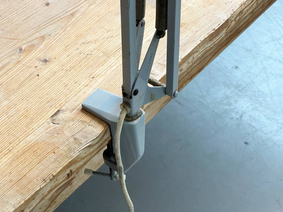 Image 1 of Vintage Ledu klemlamp in grijs, Zweden, jaren 70.