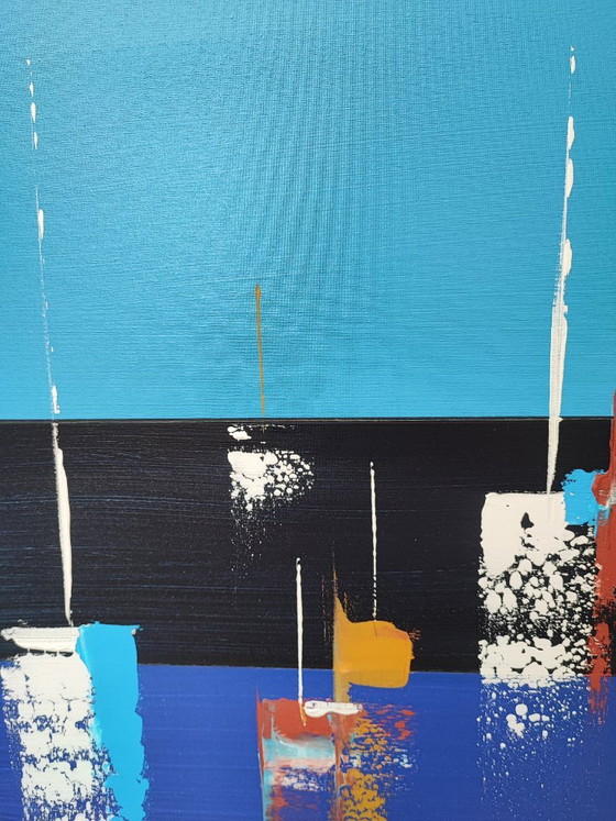 Giancarlo MARCUCCI - Regata - Artist's painting – Paintings & Drawings, Canvas (photo 3 of 13)