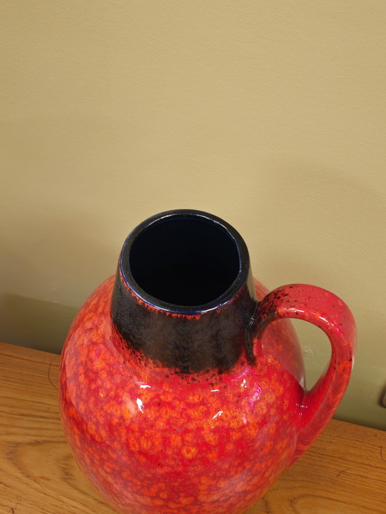 Image 1 of Vintage West Germany Scheurich Vloervaas Vaas Oorvaas 