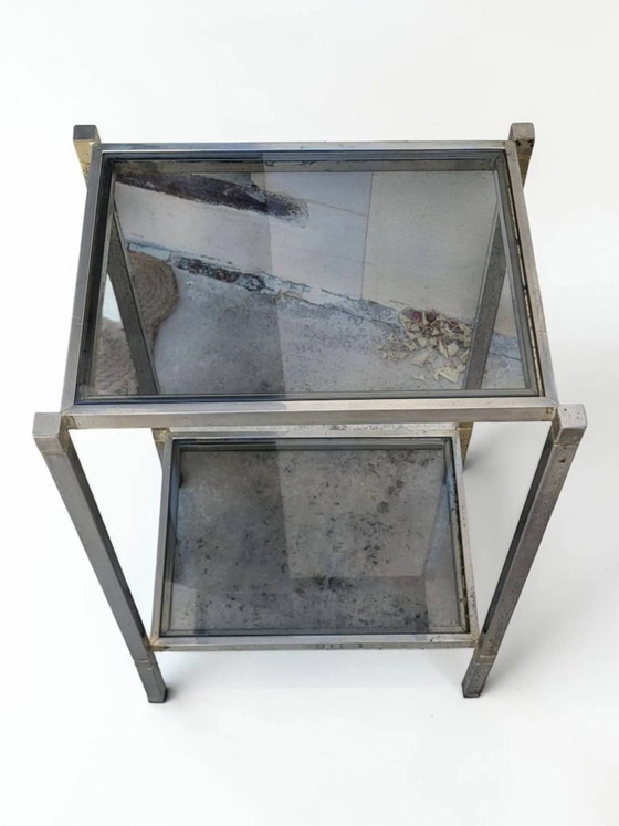 Beistelltisch / Couchtisch 1970er Jahre – Beistelltische, Chrome (photo 6 of 8)
