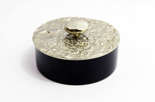 Metal and brass box 1980