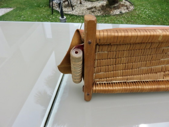 Image 1 of Ancienne chistera grand gant et sa balle (pelote) 65cm, Pays Basque, Jaï Alaï, Cesta Punta