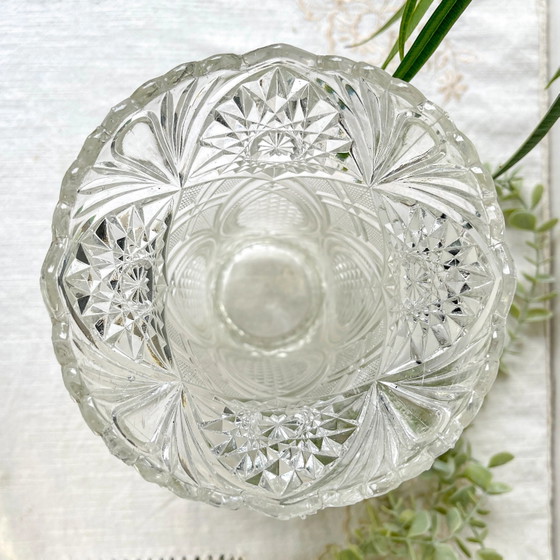 Vintage glass vase with geometric pattern – Geometrisch (photo 11 of 13)