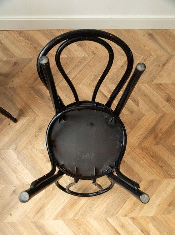 Image 1 of 4 sedie IKEA ÖGLA dal design vintage nere - design Gillis Lundgren