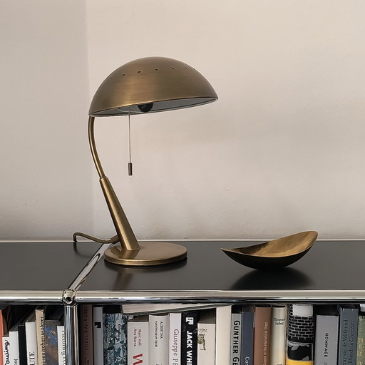 Hillebrand lampe laiton lampe de table Mid Century Tynell