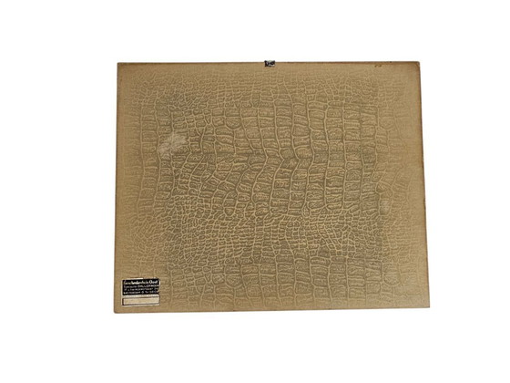 Image 1 of J.J. Hens - Estampe représentant un balai - paysage d'hiver - signée - seconde moitié du XXe siècle