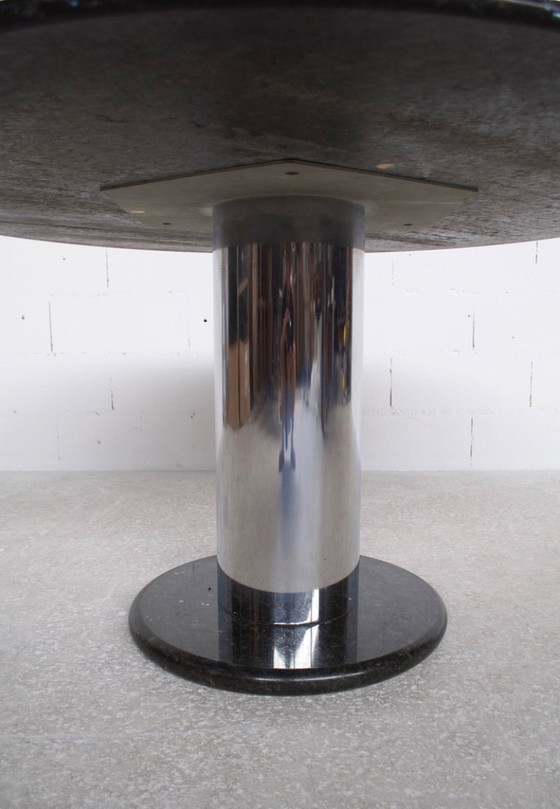 Image 1 of LOTOROSSO TABLE BY ETTORE SOTTSASS POLTRONOVA MARBLE PUBLISHER 1965